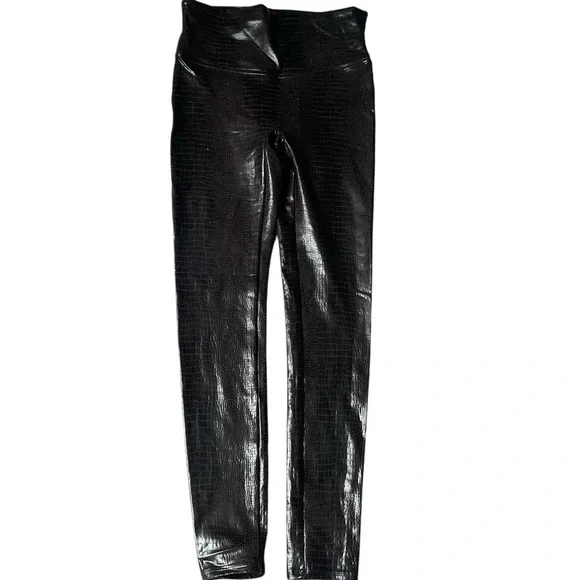 Brown Spanx faux snakeskin leggings - Picture 3 of 5